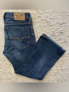 Diesel Industry - all cotton blue denim jeans Size 33W x 37L
